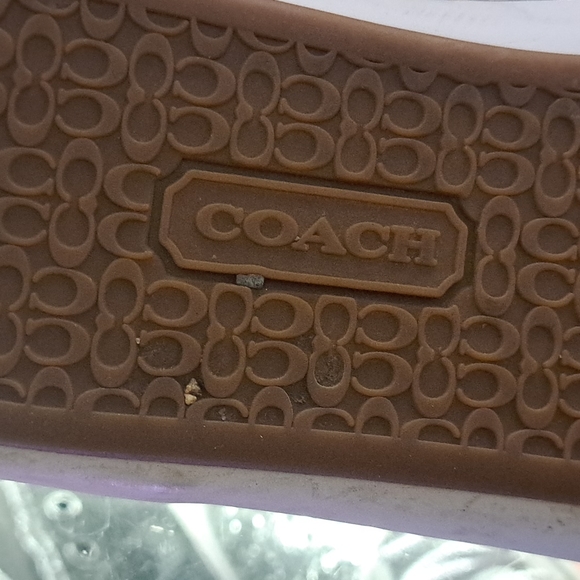 COACH Vintage Poppy Barrett Graffiti Floral Sneakers - Picture 2 of 2